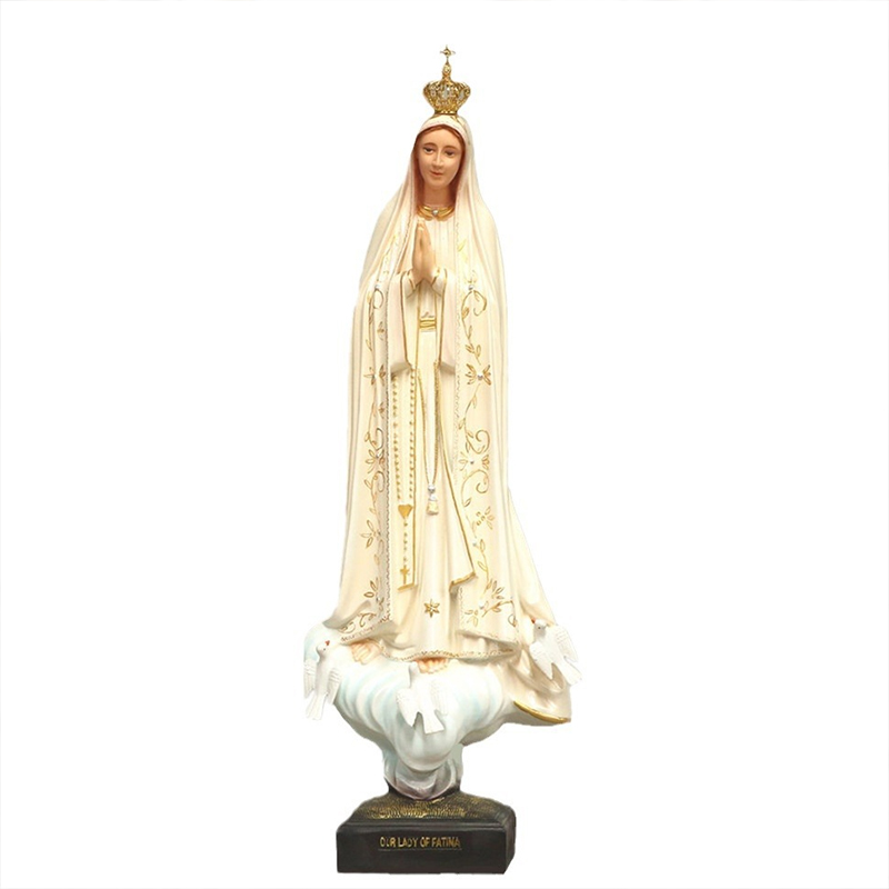 Arca Manusia Gentian Kaca dalam Gaya Our Lady of Fatima