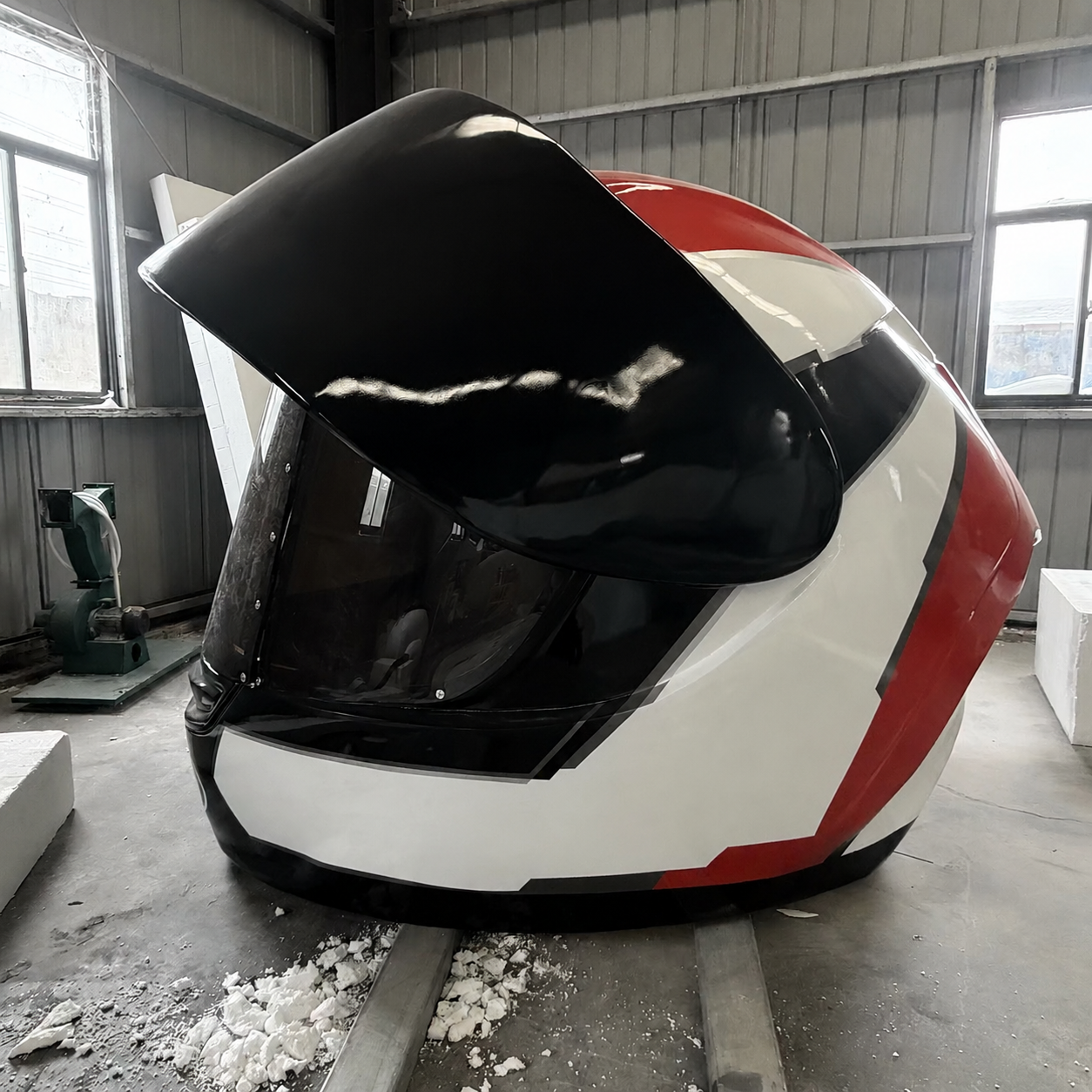 Bagaimana Arca Topi Keledar Motosikal Resin Dibuat — dan Siapa yang Membuatnya pada Skala?
